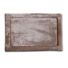 Soft wide wrap edge flannel memory foam non-slip bathmat rug or doormat